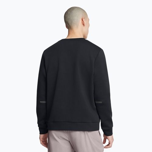Felpa Under Armour Unstoppable Fleece Crew uomo nero/nero