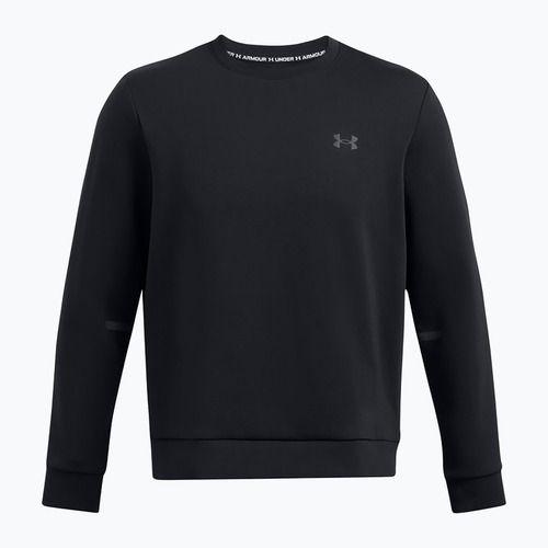 Felpa Under Armour Unstoppable Fleece Crew uomo nero/nero