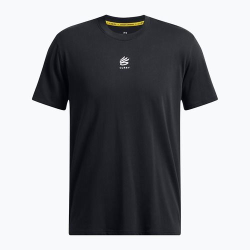 Maglietta Under Armour Curry Hvyweight Logo nero/bianco da uomo