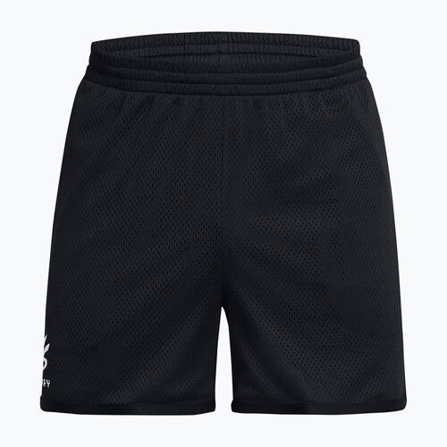 Pantaloncini da basket Under Armour da uomo Curry Splash Short nero/bianco clay