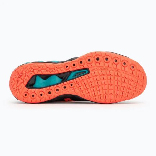 Scarpe da pallavolo Mizuno Wave Luminous 3 nero/fiamma di neon/blu pavone