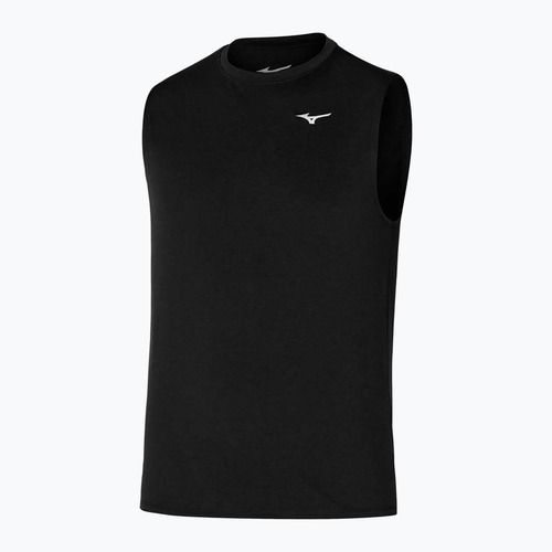 Canotta da corsa da uomo Mizuno Impulse Core senza maniche nero