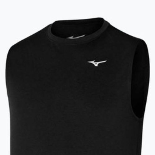 Canotta da corsa da uomo Mizuno Impulse Core senza maniche nero