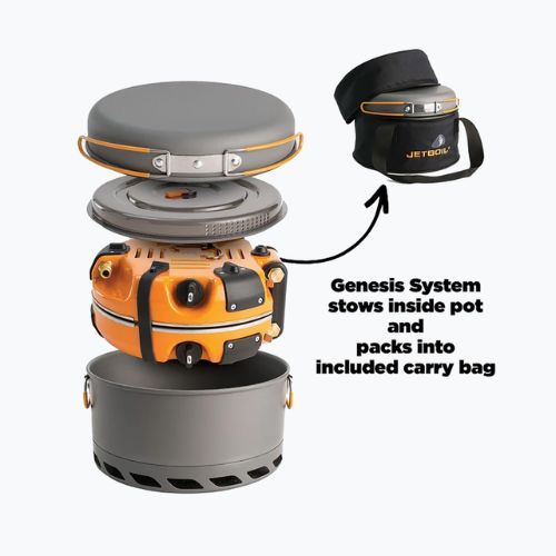 Jetboil Genesis Basecamp Cooking System fornello da viaggio in carbonio