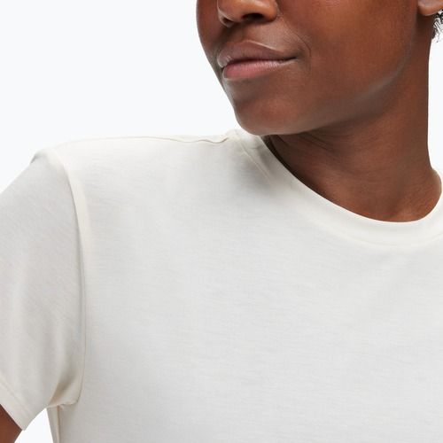 Maglietta da running da donna HOKA Essential Tee eggnog