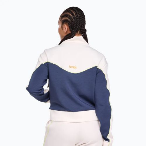 Giacca da corsa da donna HOKA Kaitoro Knit alabastro / varsity navy