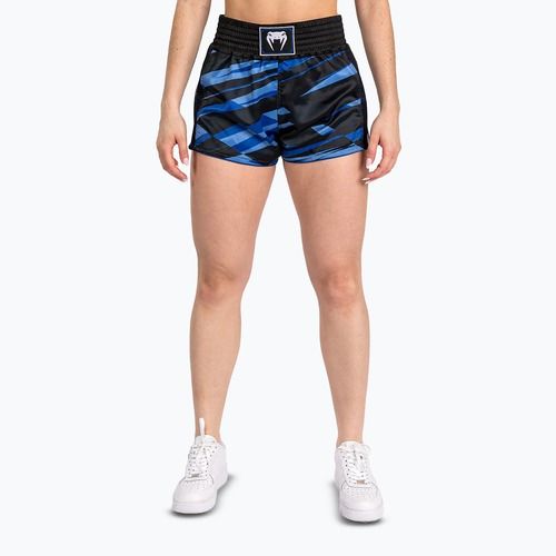 Pantaloncini da allenamento Venum Abyss Muay Thai donna blu ombra