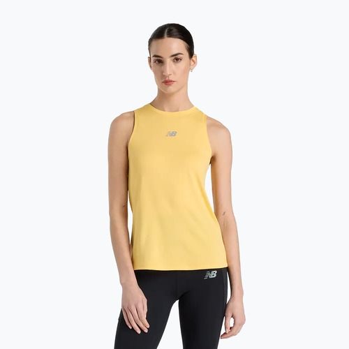 Canotta da corsa New Balance Jacquard Slim donna clementine