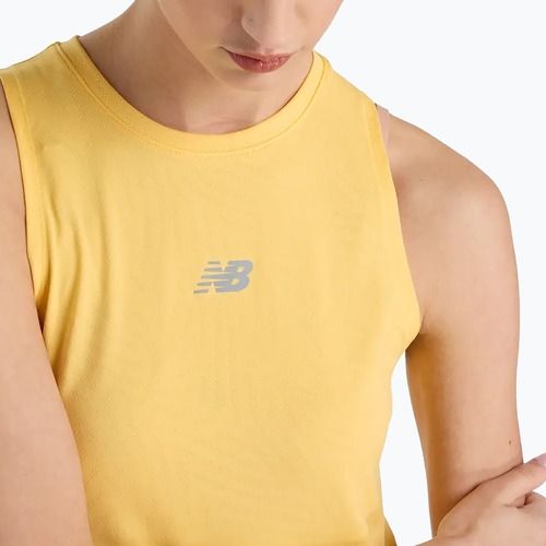 Canotta da corsa New Balance Jacquard Slim donna clementine
