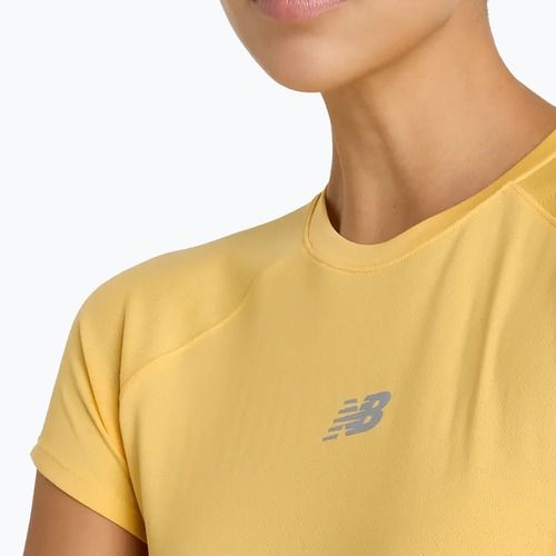 Maglietta New Balance Seasonal Jacquard clementine da donna