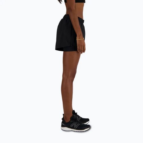 Pantaloncini da corsa New Balance Sport Essentials 2IN1 da donna, nero