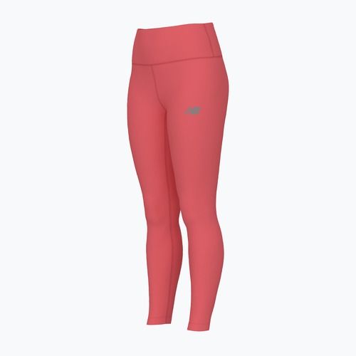 Leggings da corsa New Balance Harmony High Rise Driftred da donna