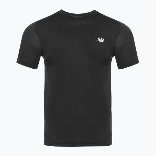 Maglia da corsa New Balance Sport SS da uomo, nero