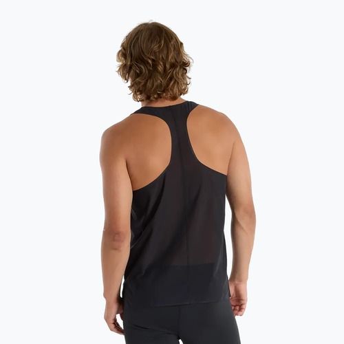 Canotta da corsa nera New Balance Race Day Ultra Light Singlet da uomo