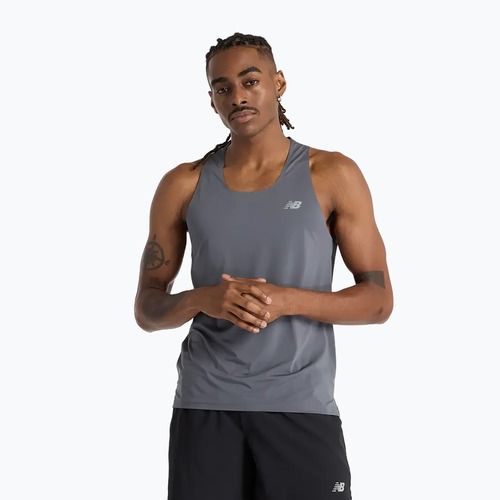 Canotta New Balance Race Day Uomo grafite per la corsa