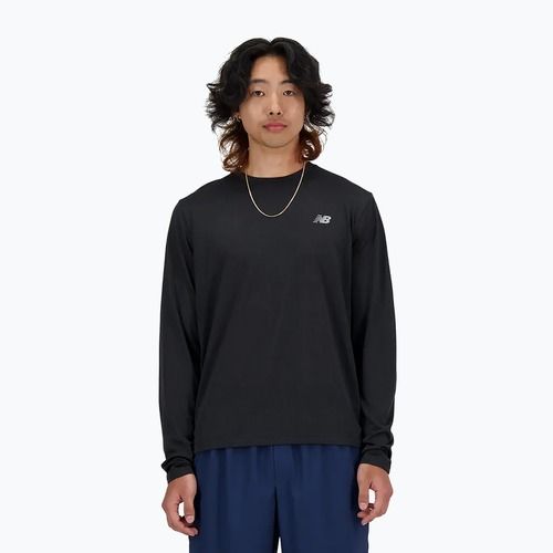 New Balance Athletics uomo a maniche lunghe nero