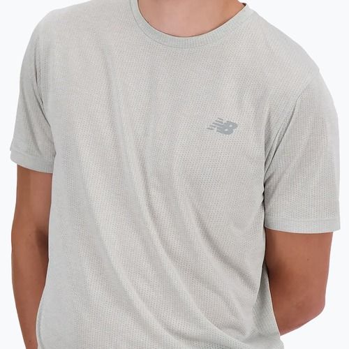 Maglietta New Balance Athletics Run anthletic gre da uomo