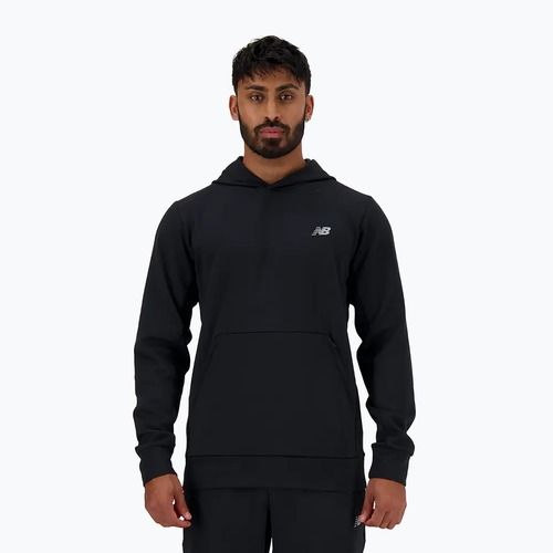 Felpa con cappuccio New Balance Tech Knit Uomo nero