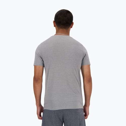 Maglietta New Balance Sport Essentials Heathertech grigio uomo