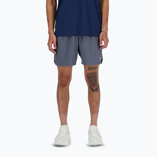 Pantaloncini da corsa New Balance RC Seamless 7" da uomo, grafite