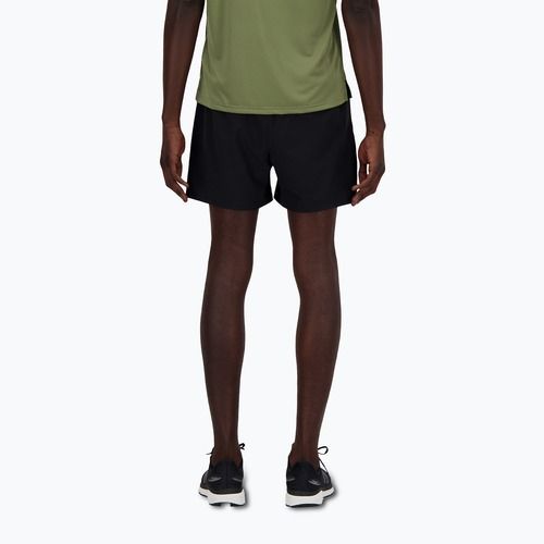 Pantaloncini da corsa New Balance Sport Essential foderati 5" da uomo, nero