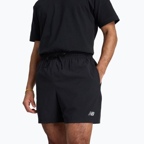 Pantaloncini da corsa New Balance Sport Essential 5" da uomo, nero