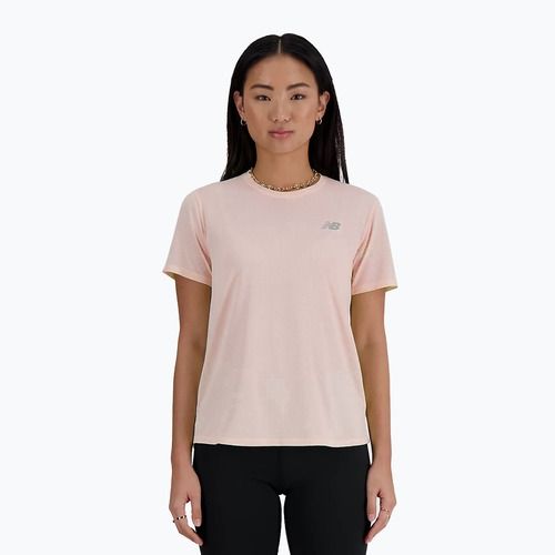 Maglietta New Balance Athletics rosesuga da donna