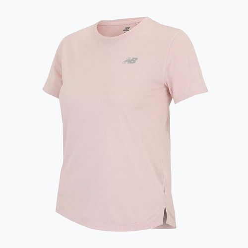 Maglietta New Balance Athletics rosesuga da donna
