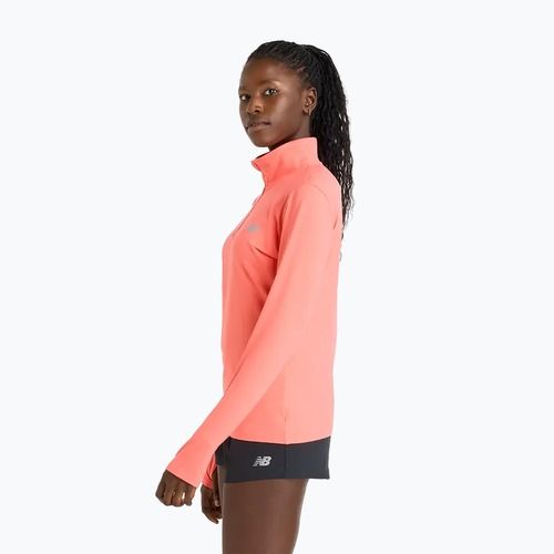 Felpa da corsa New Balance Sport Essentials Space Dye driftred da donna