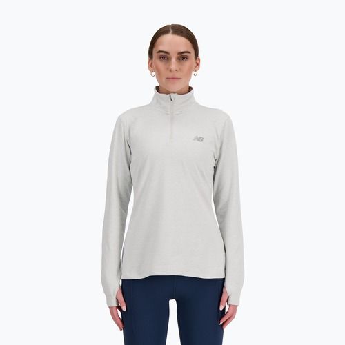 Felpa da corsa New Balance Sport Essentials Space Dye ashheath da donna