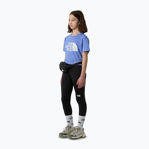 Maglietta da bambino The North Face Crop Easy Tee blu virtuale