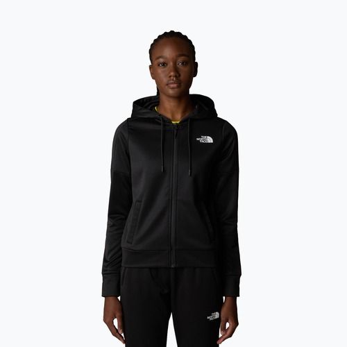 Felpa da donna The North Face Reaxion Fleece Full Zip Hoodie tnf nero