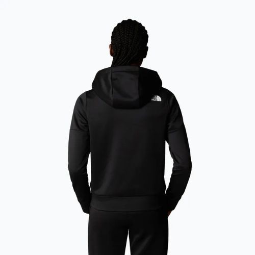 Felpa da donna The North Face Reaxion Fleece Full Zip Hoodie tnf nero