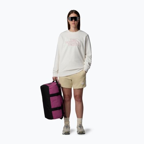 Felpa The North Face Drew Peak Light Crew donna bianco dune/rosa metallizzato