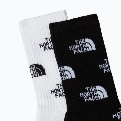 Calzini The North Face Everyday Crew Logo 2 paia tnf nero/tnf bianco