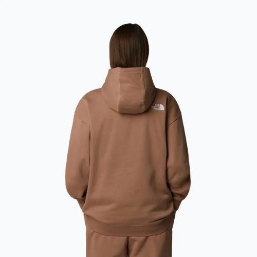 Felpa con cappuccio The North Face Essential Oversize Donna latte