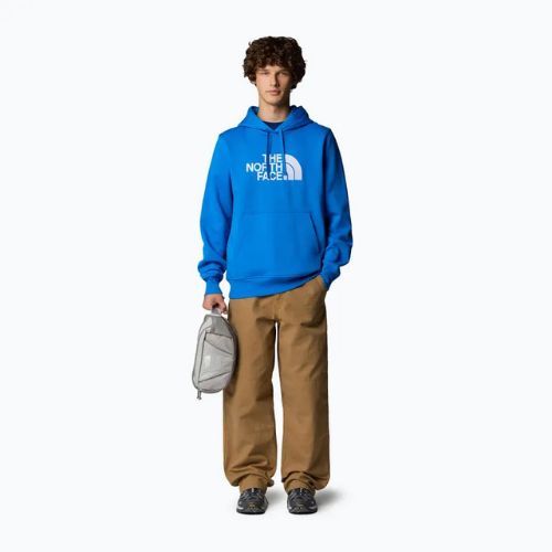 Felpa con cappuccio The North Face Drew Peak da uomo blu eroe/bianco tnf