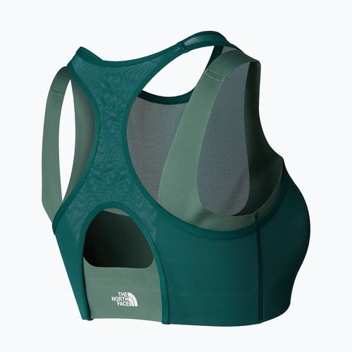 Reggiseno da allenamento The North Face Refina Double Layer deep nori