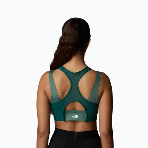 Reggiseno da allenamento The North Face Refina Double Layer deep nori
