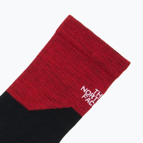 Calze The North Face Hiking Crew ad alto rischio rosso/tnf nero