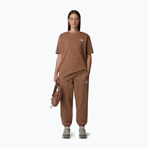 Maglietta The North Face Essential Oversize Tee latte da donna