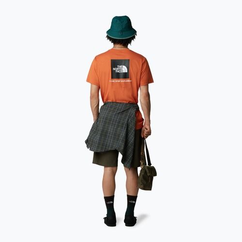 Maglietta da uomo The North Face Box Nse iron bronze/tnf nero