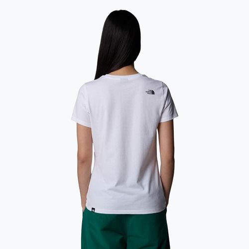 Maglietta donna The North Face Simple Dome Slim Tee tnf white