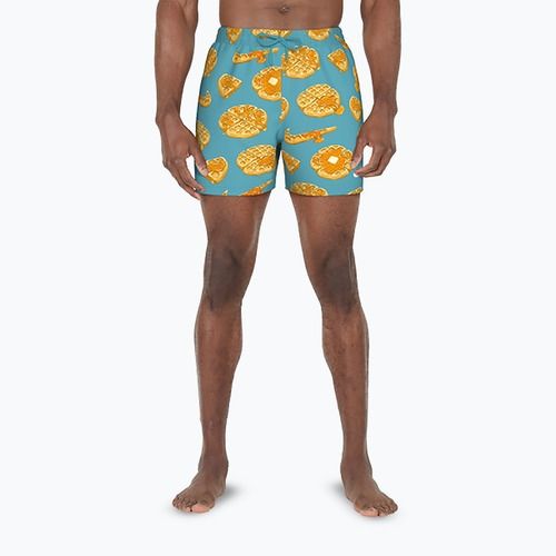 Pantaloncini da bagno Nike Multi Print 5" Volley da uomo, cactus polveroso