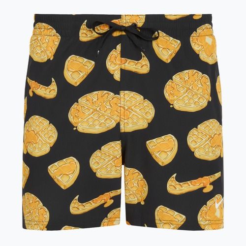 Pantaloncini da bagno Nike Multi Print 5" Volley da uomo, nero