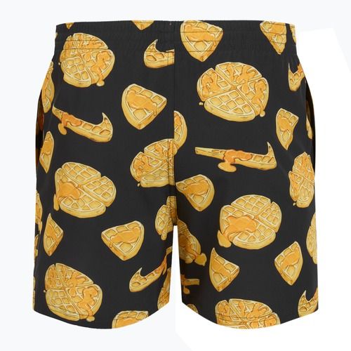 Pantaloncini da bagno Nike Multi Print 5" Volley da uomo, nero