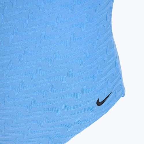 Costume intero donna Nike Swoosh Link Y-Back blu università