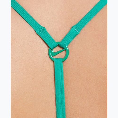 Costume intero donna Nike Swoosh Link Y-Back verde stadio