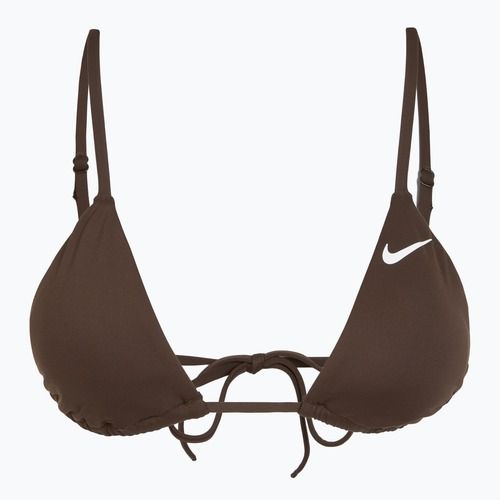 Nike Essential Triangle Bikini top costume da bagno marrone barocco