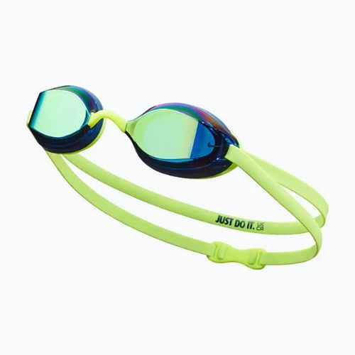 Occhialini da nuoto Nike Legacy Comfort Mirrored volt